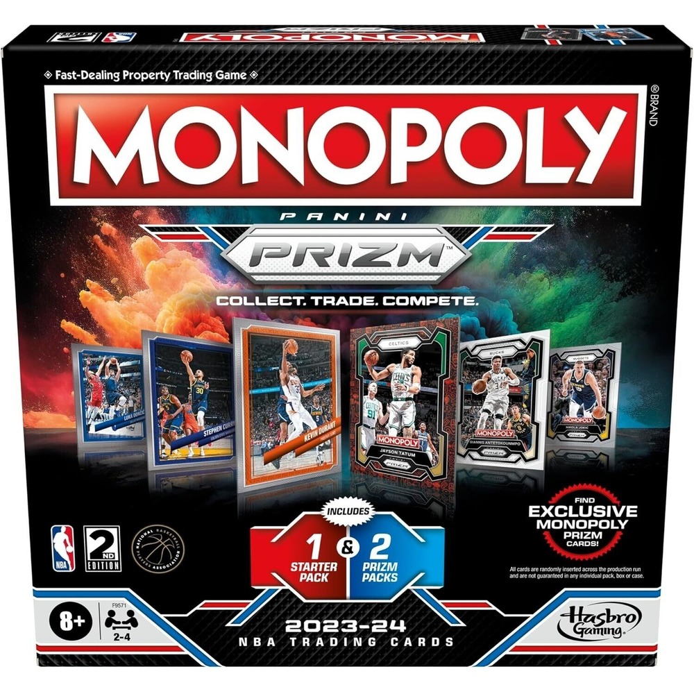 Monopoly Panini Prizm 2nd Generation NBA  Core 2.0 1‎ Starter Pack 2 Prizm Pack